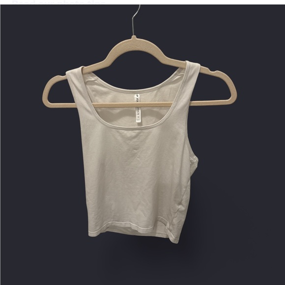 Fabletics | White Soft Rib Tank - Picture 5 of 6